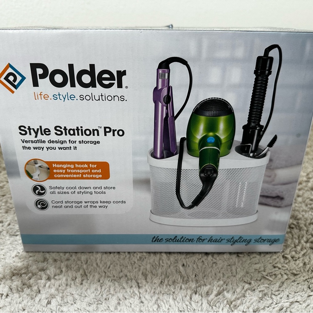 Polder Style Station Pro Hair Styling Organizer